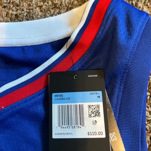 Mens nike swingman jersey Leonard size medium (44) - Picture 3 of 4